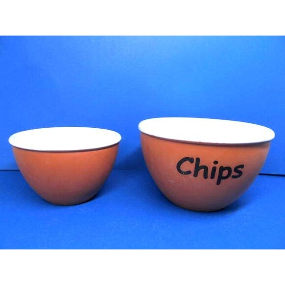 Val Do Sol Portugal Nesting Bowls Set of 2 Chips & Dip - Picture 2 of 12